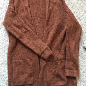 Eileen Fisher Petite Burnt Orange Duster